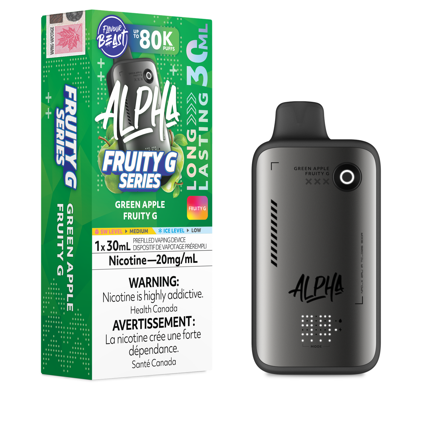 Flavour Beast Alpha 80K - Green Apple Fruity G
