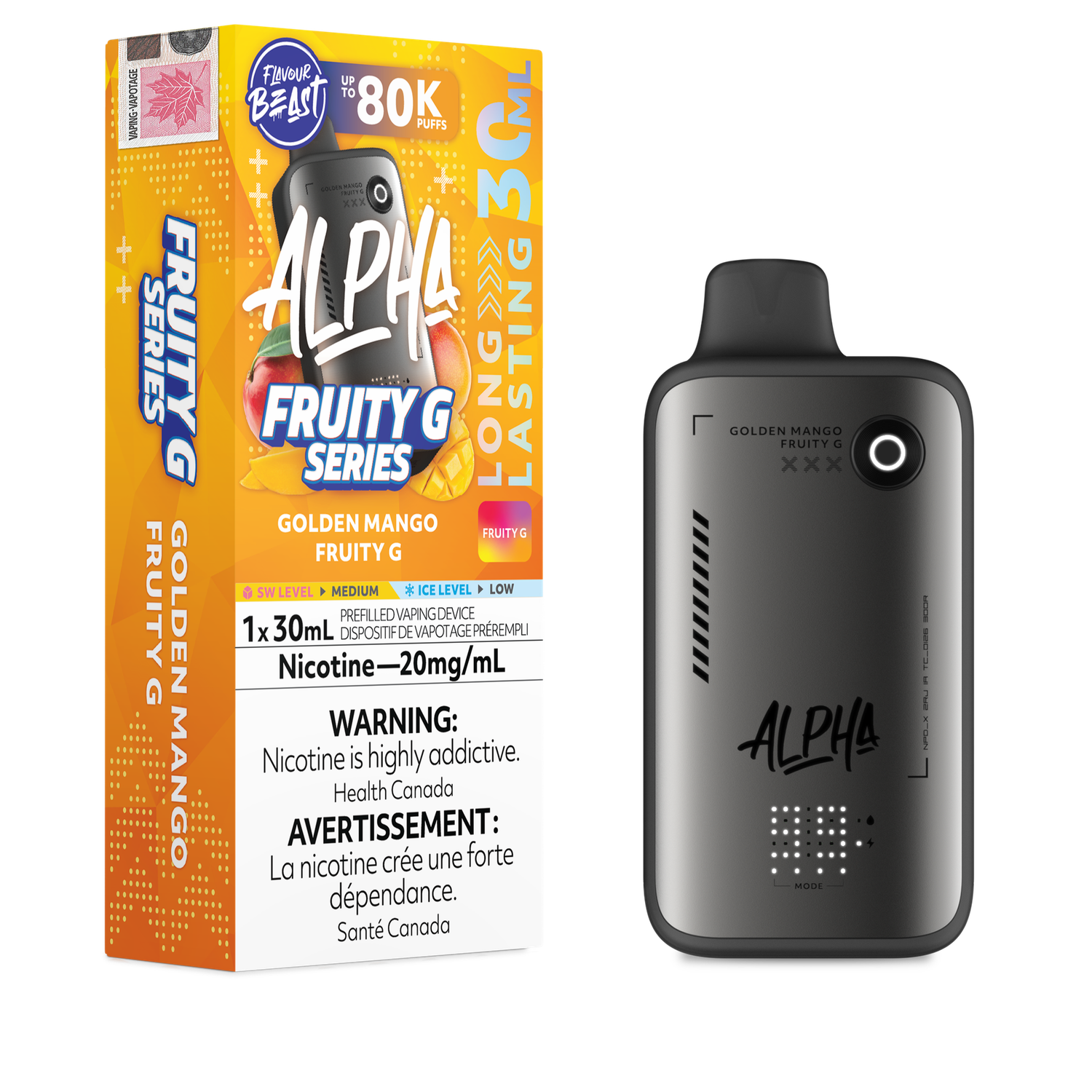 Flavour Beast Alpha 80K - Golden Mango Fruity G