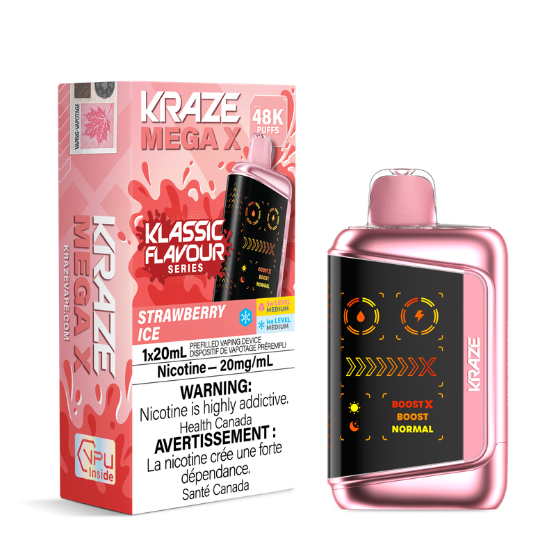 Kraze Mega X 48K Classic - Strawberry Ice