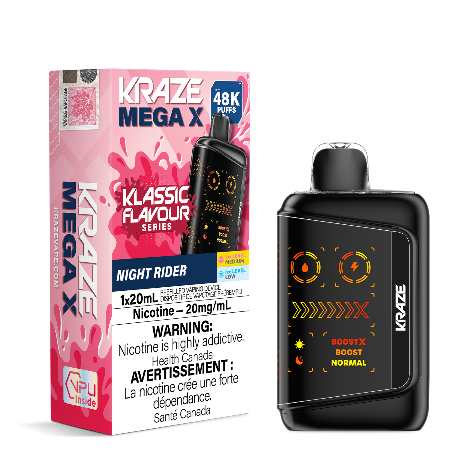Kraze Mega X 48K Classic - Night Rider