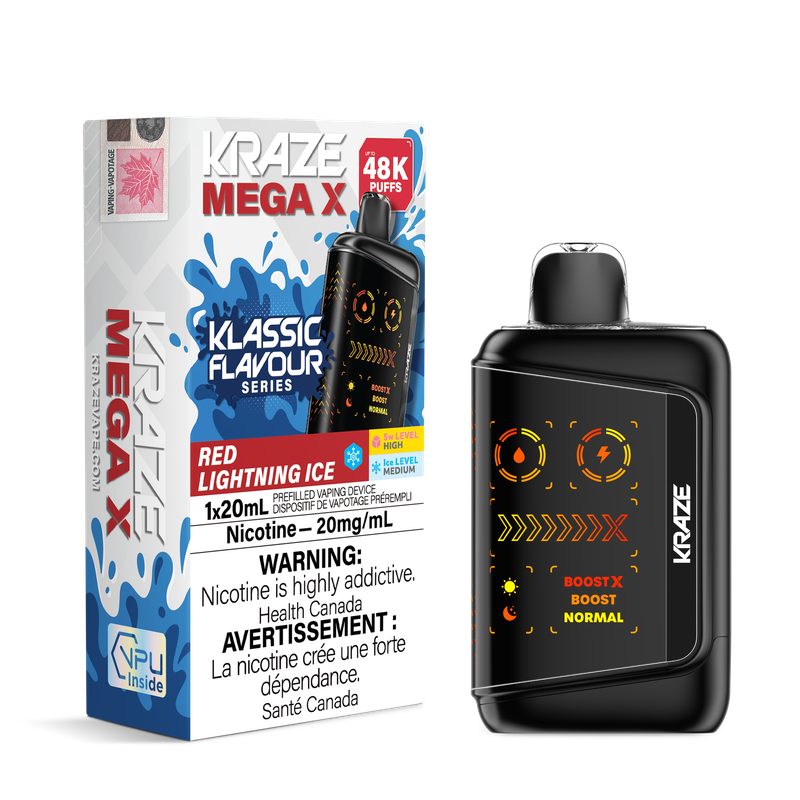 Kraze Mega X 48K Classic - Red Lightning Ice