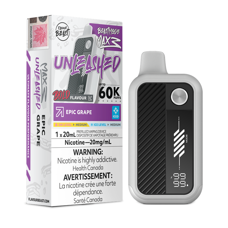 Flavour Beast Beast Mode Max 3 60K - Epic Grape Iced
