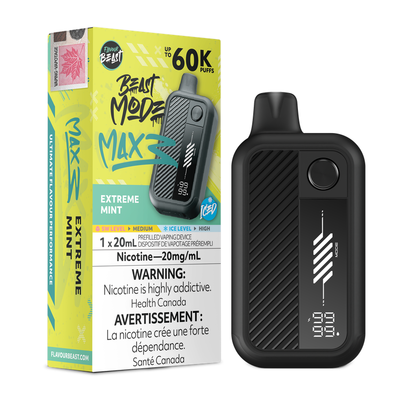 Flavour Beast Beast Mode Max 3 60K - Extreme Mint Iced