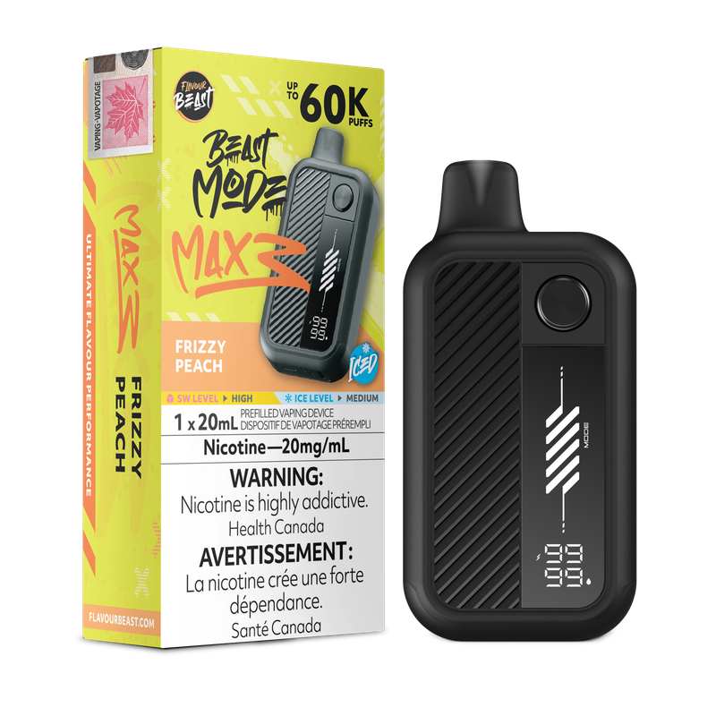 Flavour Beast Beast Mode Max 3 60K - Frizzy Peach Iced