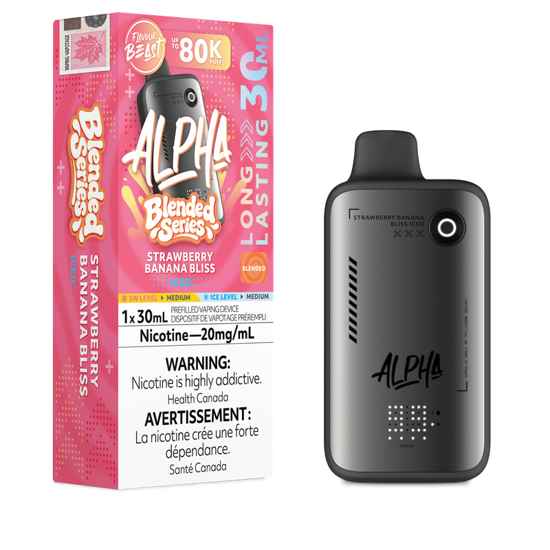 Flavour Beast Alpha 80K - Strawberry Banana Bliss Iced