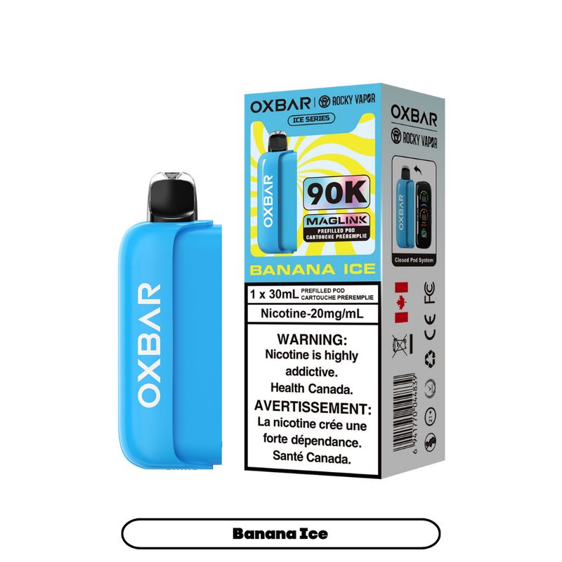 Oxbar Maglink 90K Pod - Banana Ice Oxbar Maglink 90K Pod - Banana Ice