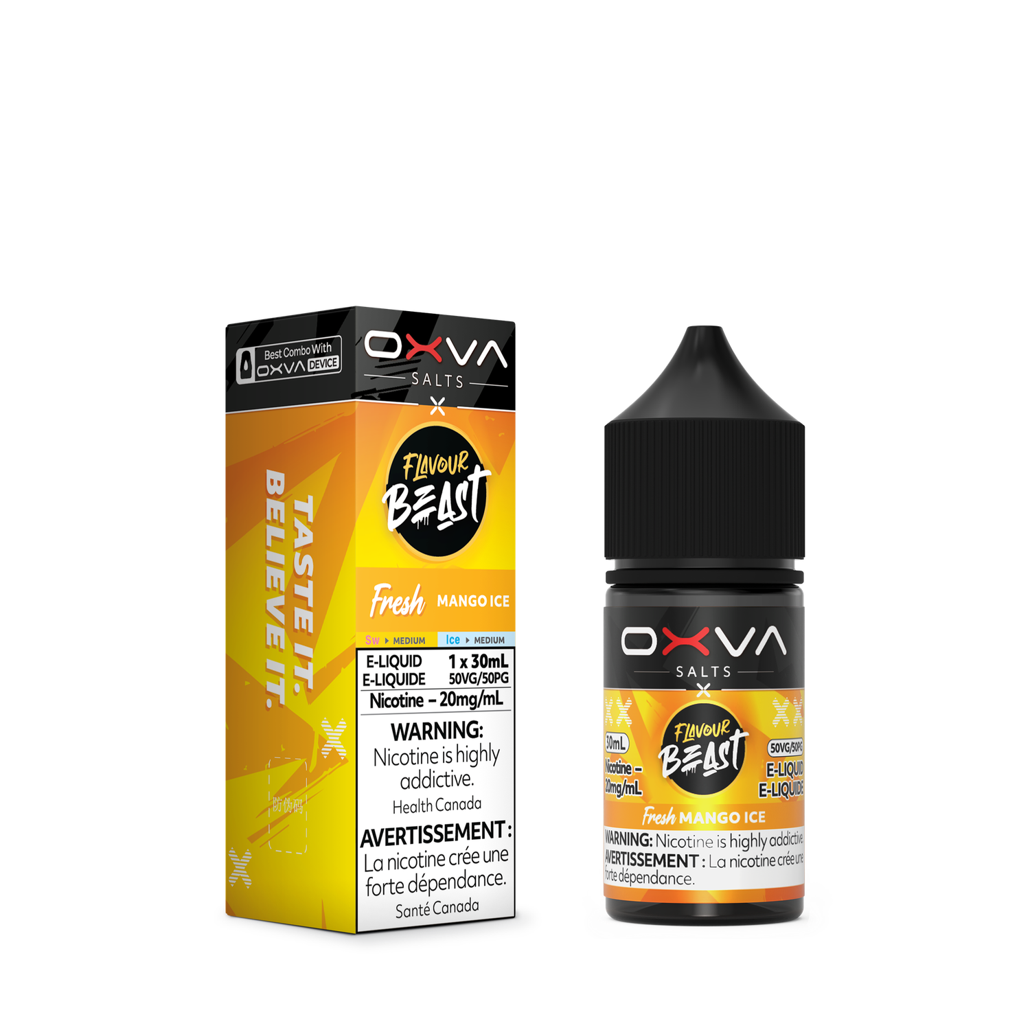 Flavour Beast x OXVA E-Liquid - Mango Ice