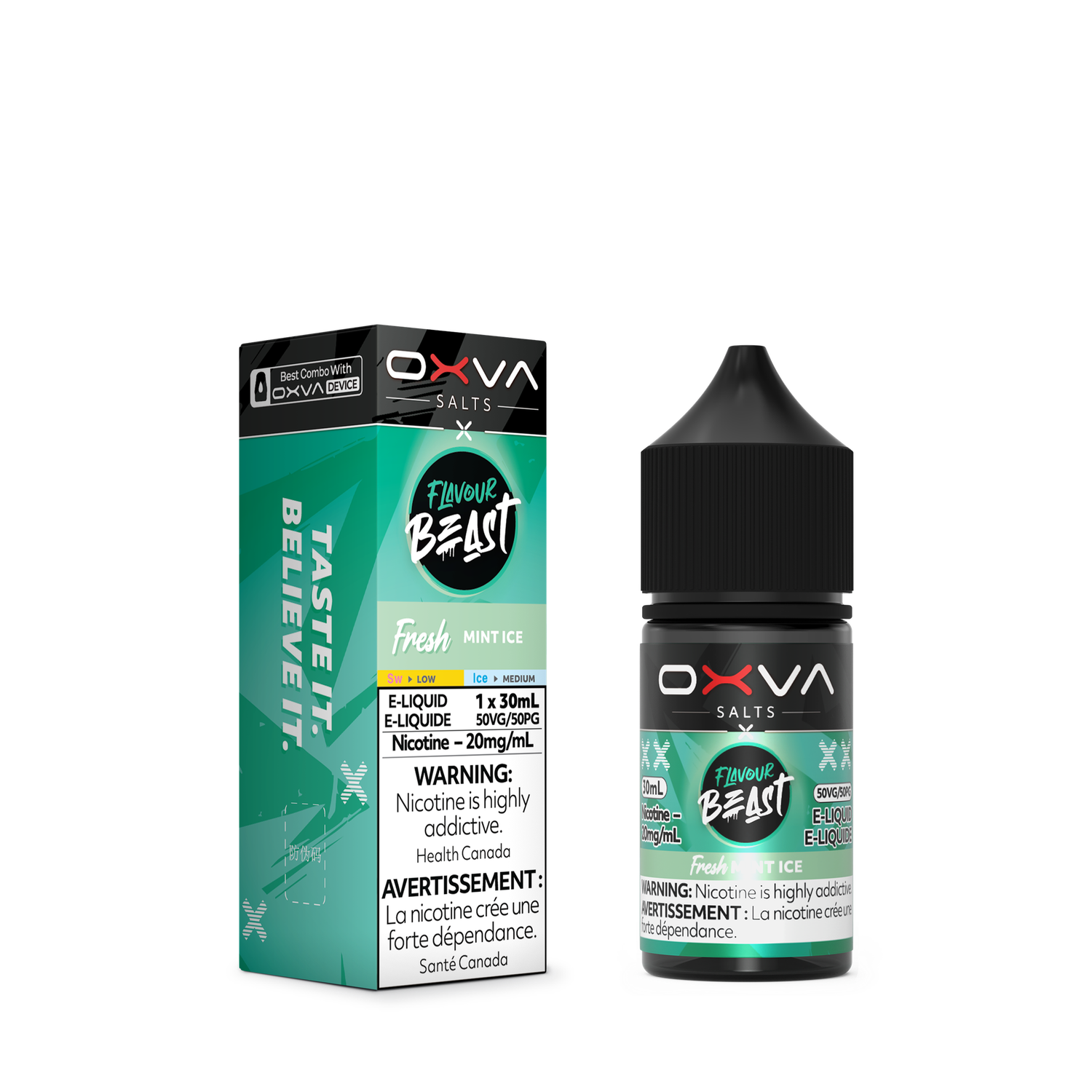 Flavour Beast x OXVA E-Liquid - Mint Ice Flavour Beast x OXVA E-Liquid - Mint Ice