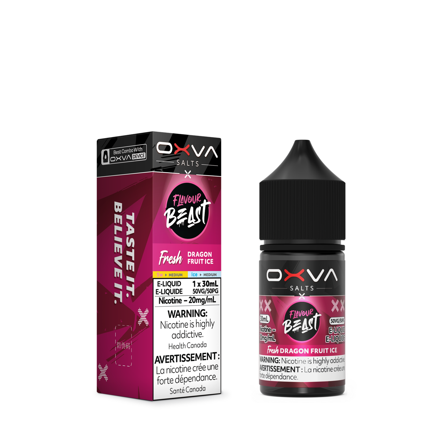 Flavour Beast x OXVA E-Liquid - Dragon Fruit Ice Flavour Beast x OXVA E-Liquid - Dragon Fruit Ice