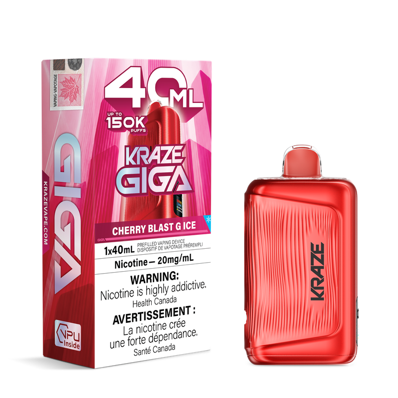 Kraze Giga 150K - Cherry Blast G Ice