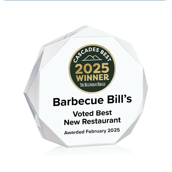 Acrylic Winner&#39;s Award - Clear Octagon