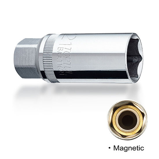 3/8" Dr. x 21mm L=67mm Magnetic Spark Plug Socket