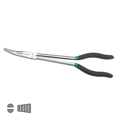 11” Extra Long Reach Nose Pliers With 45° Tip