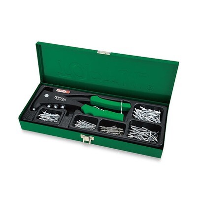 151PCS Pro-Series Hand Riveter Set Metal Box