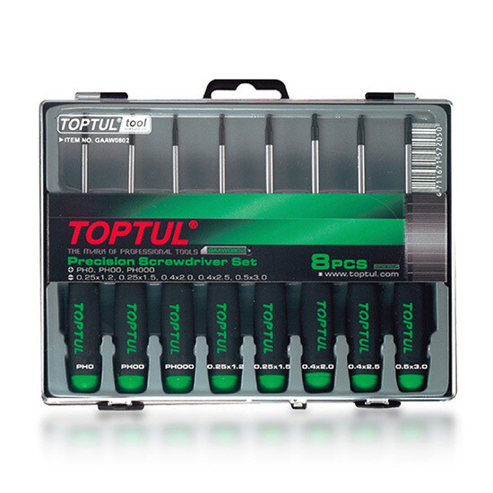 8PCS Mini-Screwdriver Set  Satin/