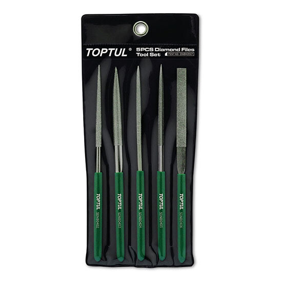 5PCS Diamond Needle File Set 4mm L=160mm L1=65mm