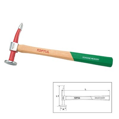 Curved Peen & Finishing Hammer Crowned Face L=330mm