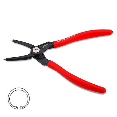 7” Straight Retaining Ring Pliers (Internal Ring) Black/