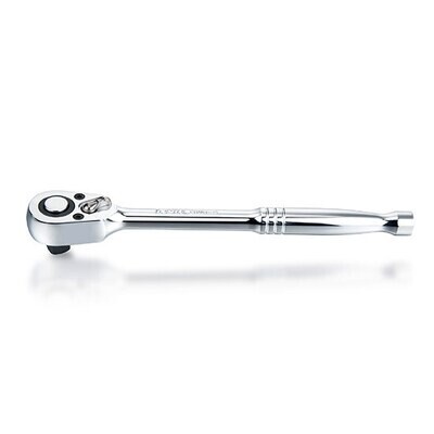 3/8"Dr. 72T Reversible Ratchet Handle With Quick Release Mirror Max: 215Nm L=198mm