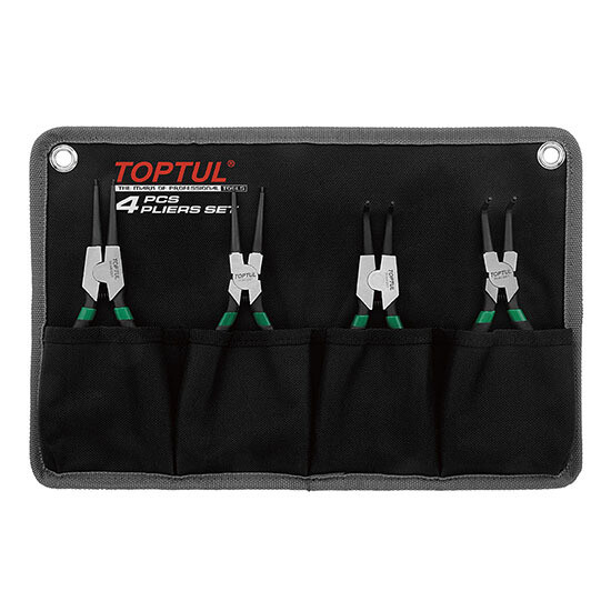 4PCS Retaining Ring Pliers Set Black Phosphate