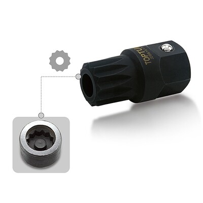 Oil Screw Socket M16H L=38mm Black Phosphate / Laser / Color Box