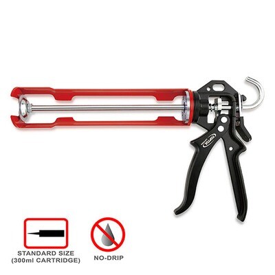 Revolving Barrel Caulking Gun Size: 9” Cartridge: 300ml