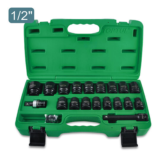 27PCS 1/2"DR.Flank Impact Socket Set KABA Series