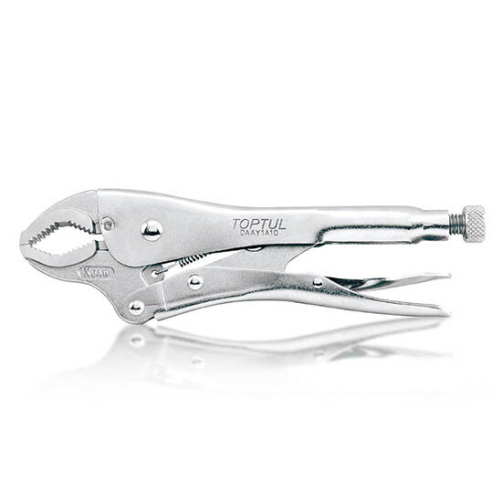 10"  Curved Jaw Locking Pliers (X-Jaw Type) Nickel