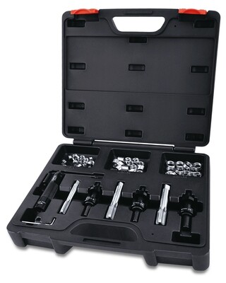 56PCS Professional Threaded Coil-Insert Repair Kit  (For Spark Plug Thread) Laser/Blow Case