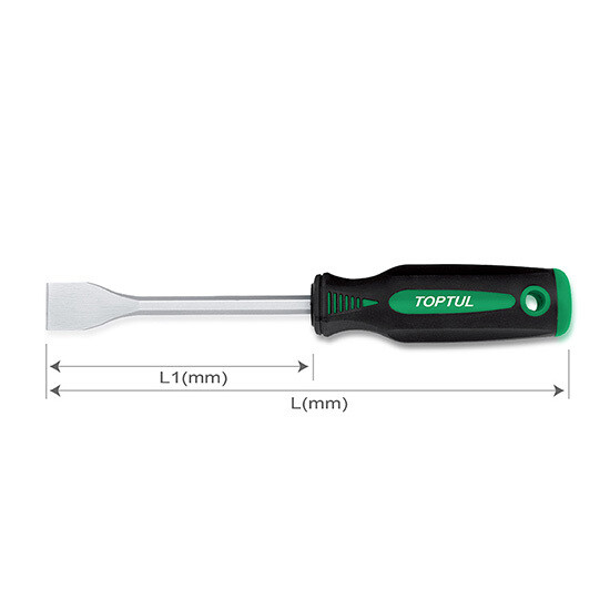 Scraper-ψ8 L=245mm L1=125mm Satin Chrome