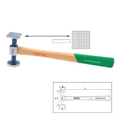 Light Shrinking Hammer Flat Milled Face L=330mm