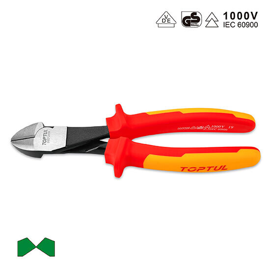 8" VDE Insulated Heavy Duty Diagonal Cutting Pliers