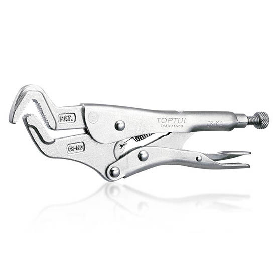 Parrot Nose Locking Pliers With Saw teeth Nickel L=215mm(9")