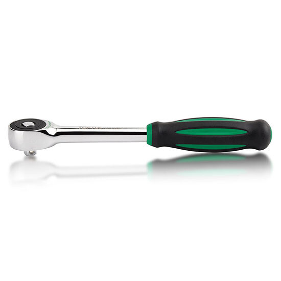 3/8" Dr. L=240mm 60T Rotary Ratchet Handle With Push-Through Mechanism Mirror