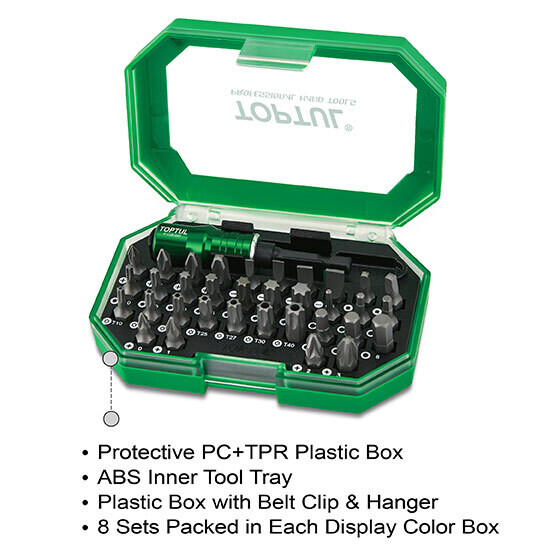 1/4" Hex Drive Screwdriver Bit Set