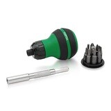 9-In-1 High Torque Stubby Ratchet Screwdriver Set