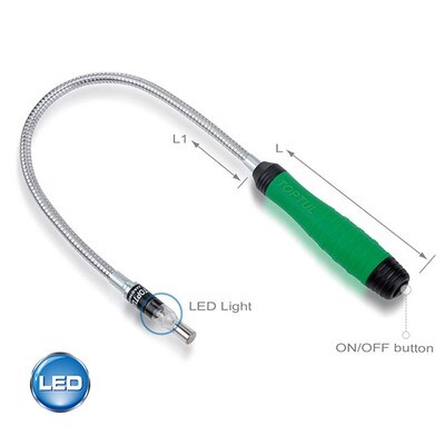 Magnetic Flexible Handle With LED ψ15.5x25"(L=640mm)