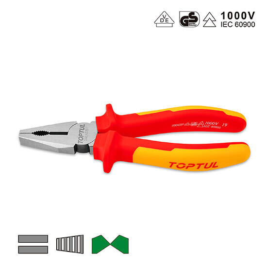 8” VDE Insulated Combination Pliers