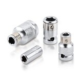 Quick Change Bit Holders(Satin Chrome Finished) 3/8" Dr. x 1/4"