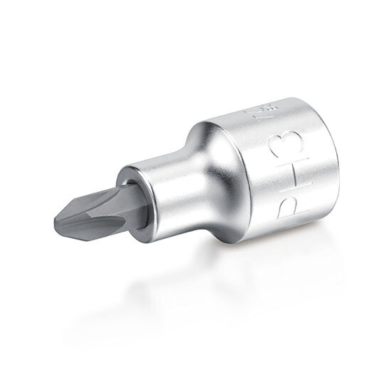 Phillips Bit Sockets (Satin Chrome Finished) 3/8” Drive PH4