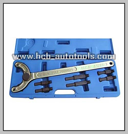 Adjustable Heavy Duty Crankshaft Pulley Holding Tool USA PAT. 7069821