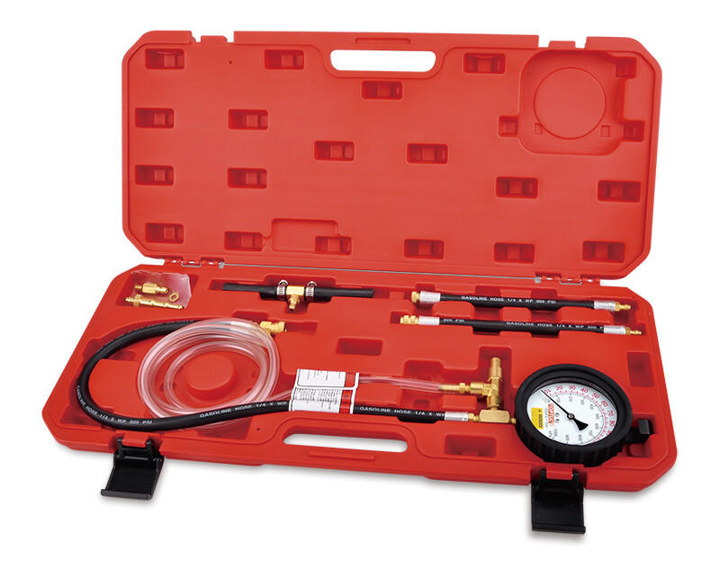 7PCS Multi-Port Fuel Injection Pressure Tester Kit 0-150 psi