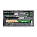 8 pcs Hammer, Punch & Chisel Set in EPE Foam