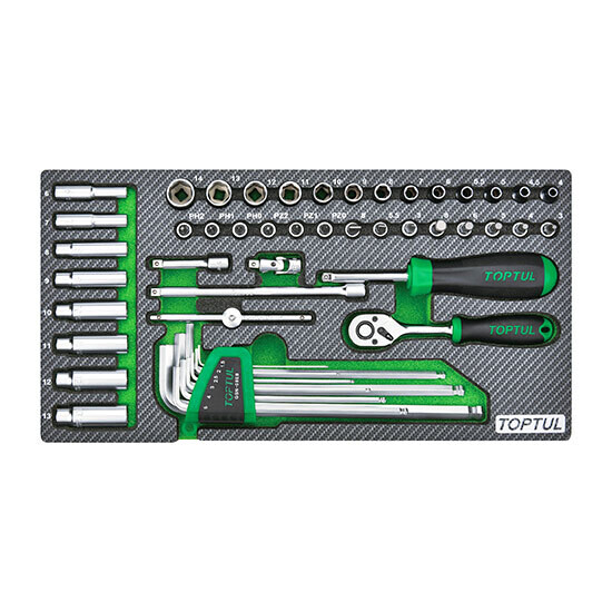 50PCS - 1/4" DR. Metric Socket Set