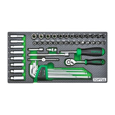 50PCS - 1/4" DR. Metric Socket Set