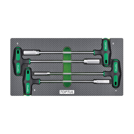 4PCS - Metric Hex Nut Driver T-Handle Set CTJA Series