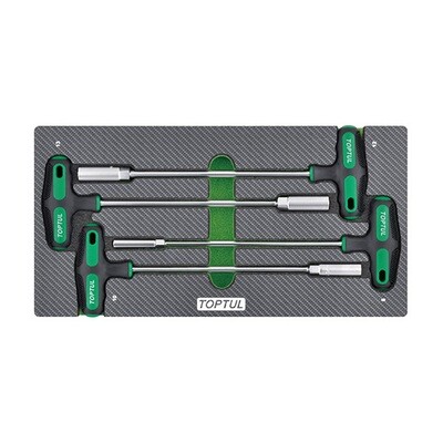 4PCS - Metric Hex Nut Driver T-Handle Set CTJA Series