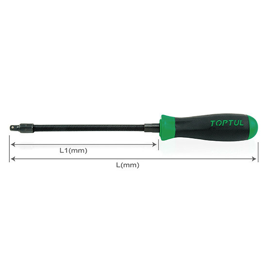 Flexible Spinner Handle L175mm 1/4" Drive