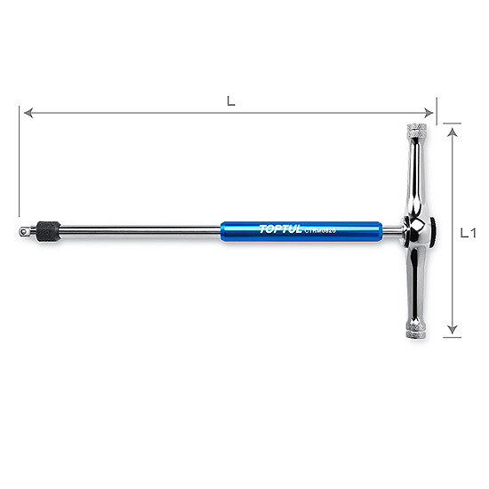 1/4" T-Handle Ratchet Wrench