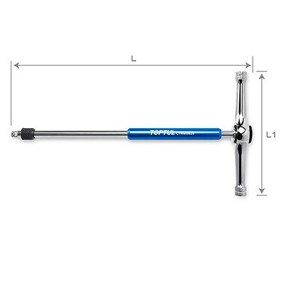 1/4" T-Handle Ratchet Wrench